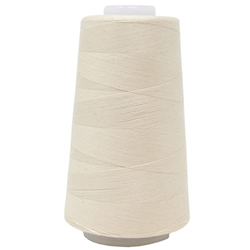 BIG-SAM - 3000yards Overlockgarn (ca. 2743.2m) - 100% Polyester (253 - Naturbeige) von BIG-SAM