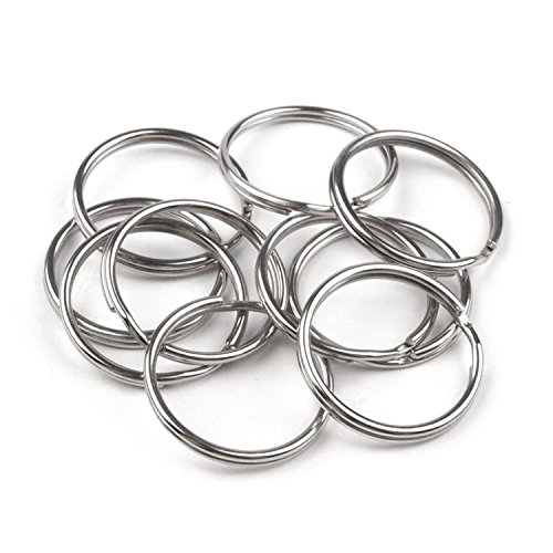 BIG-SAM - 80021 - Schlüsselringe - 10mm bis 38mm - 5, 10, 25, 50 oder 100 Stück (Ø 12mm, 10 Stück) von BIG-SAM