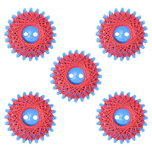 Sternzwirn | 5 Stück | je 20 Meter Lauflänge | aus 100% Baumwolle | Nm 30/3 (Rot) von BIG-SAM
