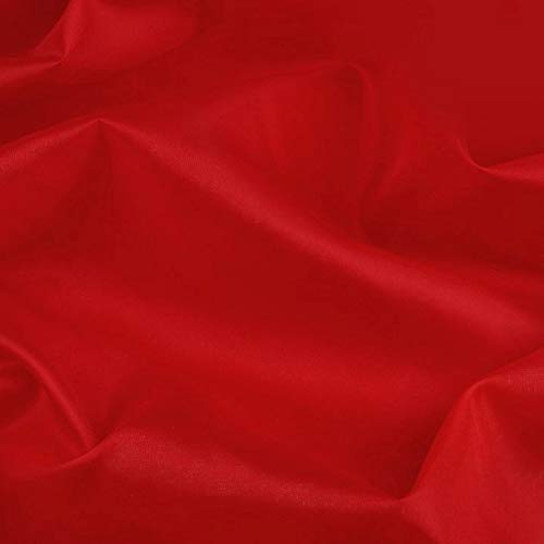 Futterstoff | 0,5m x 150cm Breit | aus 100% Polyester (Dunkelrot) von BIG-SAM