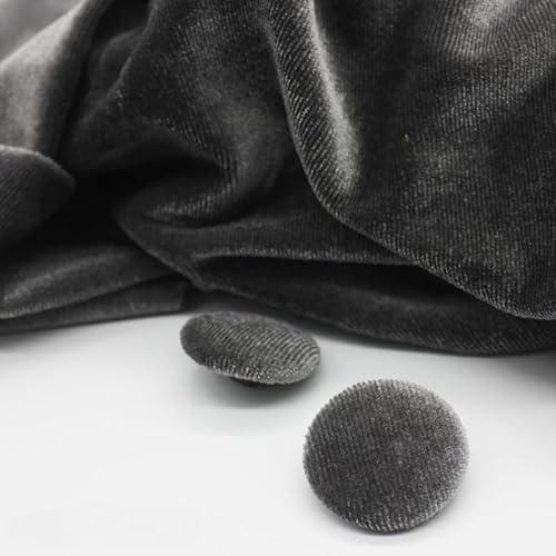BIHOOA 10 Stück 10–28 mm goldfarbener Samt, runde Stoffknöpfe, mit Stoff überzogen, Samtknöpfe mit Metallschaft, Knöpfe für Kleidung, Basteln, Nähen BIHOOA 10 Stück 10–28 mm goldfarbener Samt, runde Stoffknöpfe, mit Stoff überzogen, Samtknöpfe mit Metallschaft, Knöpfe für Kleidung, Basteln, Nähen von BIHOOA