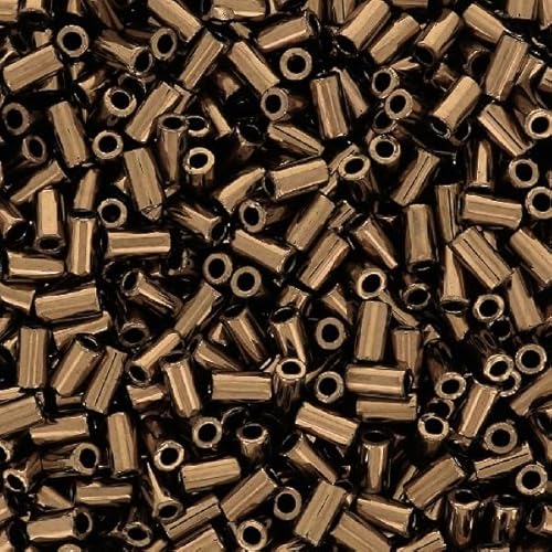 10 gramm TOHO Bugles beads Japan 3 x 1.3 mm bronze 221 von BIJOUX COMPONENTS