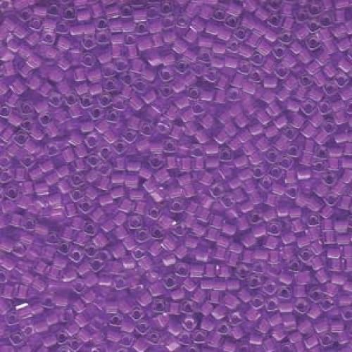 Miyuki square beads, Orchid Lined Crystal (#0222), 1,8 mm/1 mm, 5 g von BIJOUX COMPONENTS