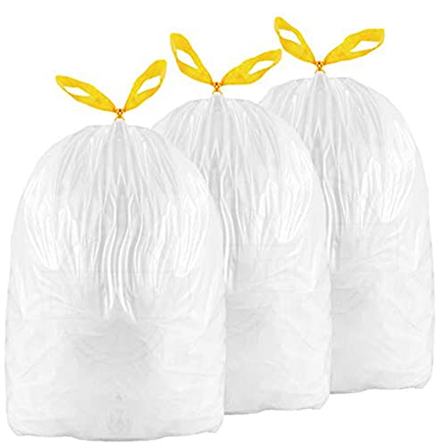 BILIEASY Müllbeutel Müllbeutel 3-5 L Kordelzug-Müllsäcke Große Starke, unparfümierte Universal-Müllsäcke (3-5L(60 Stück)) (10-15L(75 Stück)) von BILIEASY