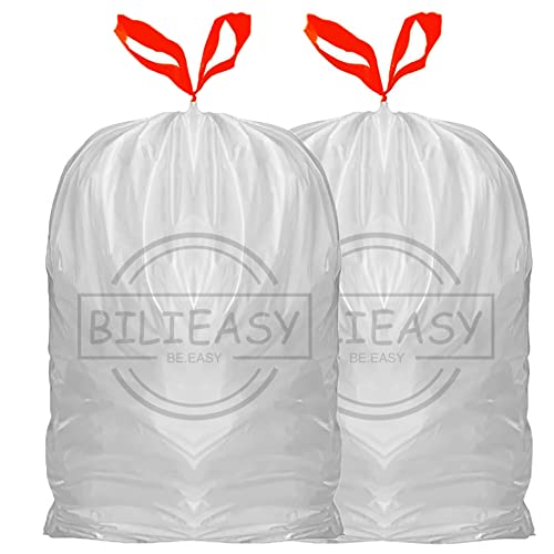 Bilieasy 20-30 Liter Müllbeutel Müllbeutel Müllbeutel Müllbeutel Müllbeutel Müllbeutel Müllbeutel Müllbeutel (20-30L(100Pcs), WHITE) von BILIEASY