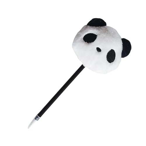 BINGGA Lustige Tier-Kugelschreiber für Schüler, Kinder, Spielbelohnung, Cartoon-Panda-Kugelschreiber, Weihnachtsstrumpffüller, 4 Stück von BINGGA