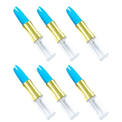 Lippenstift-Kugelschreiber, Lippenstift-Form, Schreibstift für Frauen und Mädchen, 6 Stück von BINGGA