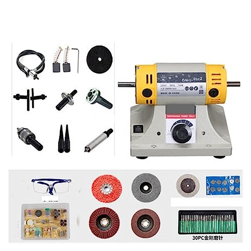 350 W Stein Polieren Maschine DIY Holzbearbeitung Jade Schmuck Bench Drehmaschine Maschine Schleif Maschine Jade Schneiden Maschine Schleifer Schleifwerkzeuge, Schmuckherstellungswerkzeug(Generation 2 von BINGNU