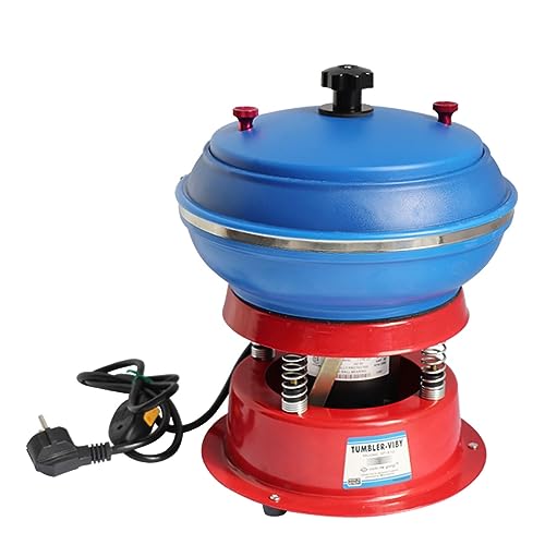 3L Vibrationsbecher Steinbecher Metall Rock Tumbler Schmuck Poliermaschine for Schmuck Perlenvibrator Polieren Tumbler Schleifwerkzeuge, Schmuckherstellungswerkzeug von BINGNU