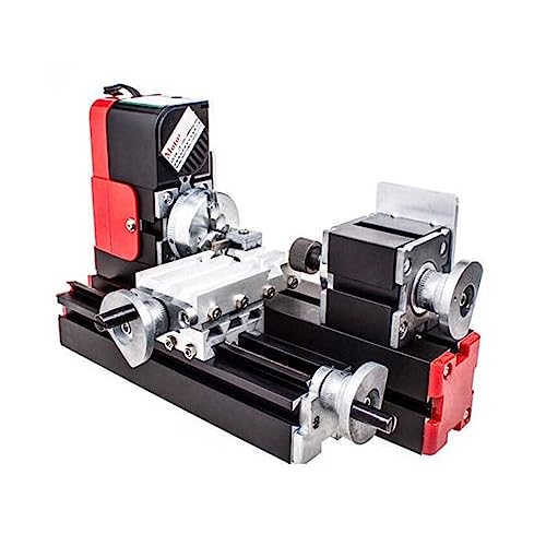 BINGNU DIY-Werkzeug Big Power Mini-Metalldrehmaschine, 20 W 20000 U/min Motor, EIN Satz Miniatur-Metall-Multifunktionsmaschine Schleifwerkzeuge, Schmuckherstellungswerkzeug von BINGNU