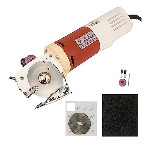 BINGNU Elektrische Schere Schneiden Tuch Maschine Runde Messer Tuch Cutter 65mm Dreh Klinge for Tuch Stoff Leder Schneiden Maschine Schleifwerkzeuge, Schmuckherstellungswerkzeug von BINGNU