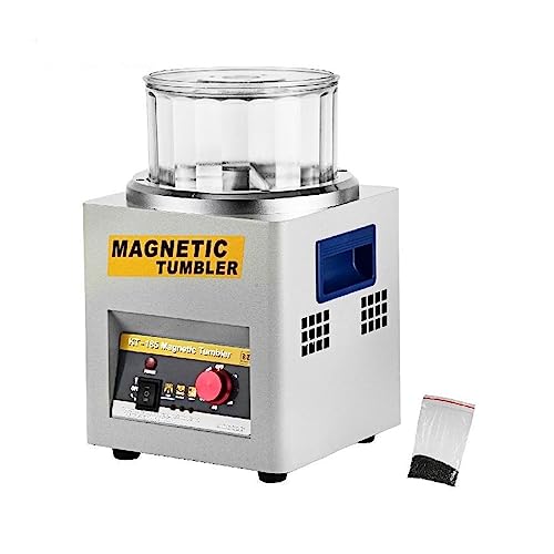 BINGNU KT-185 Magnetic Tumbler Schmuck Polierer Mini Metall Finisher Finishing Maschine AC 110V/220V Gold Präzision Teile Polierer Schleifwerkzeuge, Schmuckherstellungswerkzeug von BINGNU