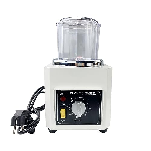 BINGNU KT-90 Magnetische Poliermaschine Tumbler AC Mini DIY Schmuck Polierer Finishing Reinigungswerkzeug Schleifwerkzeuge, Schmuckherstellungswerkzeug von BINGNU