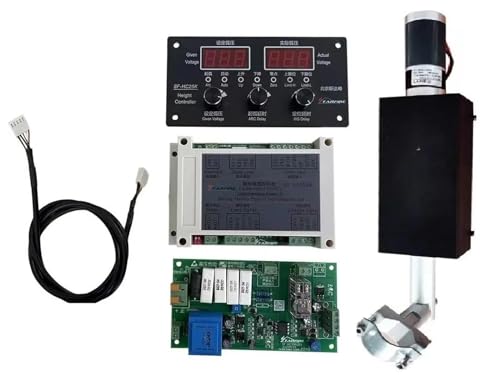 BINGNU Plasmaschneider, Digitale Plasmaschneidmaschine, CNC-THC-Plasmaschneidbrenner-Höhensteuerung SF-HC25K SF-HC25G mit THC-Heber TYPE-100-DC24V-T3 für Edelstahl, legierten Stahl, Weichstahl von BINGNU