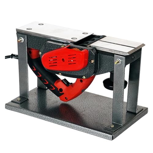 Elektrische Wandnut-Schneidemaschine, Multi-Funktion Elektrische Hobel Zimmerei Werkzeuge Flip-montiert Hobel Holz Hand Hobelmaschine Haushalt Desktop-Tools Für Ziegel, Marmor, Wände, Beton von BINGNU