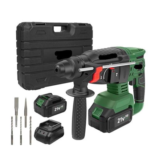 Leistungsstarker Schlaghammer, 21 V, Akku-Hammer, Pick-Bohrer, 3-in-1-Funktion, multifunktional, for Stahl, Beton, Holz Für Abbrucharbeiten, Grabenarbeiten, Meißeln Leistungsstarker Schlaghammer, 21 V, Akku-Hammer, Pick-Bohrer, 3-in-1-Funktion, multifunktional, for Stahl, Beton, Holz Für Abbrucharbeiten, Grabenarbeiten, Meißeln von BINGNU