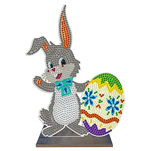 5D DIY Diamond Painting, Ostern Deko Ornamente Set, DIY Diamant Malerei Osterhase Osterdeko Ornamente Geschenke von BIOSA