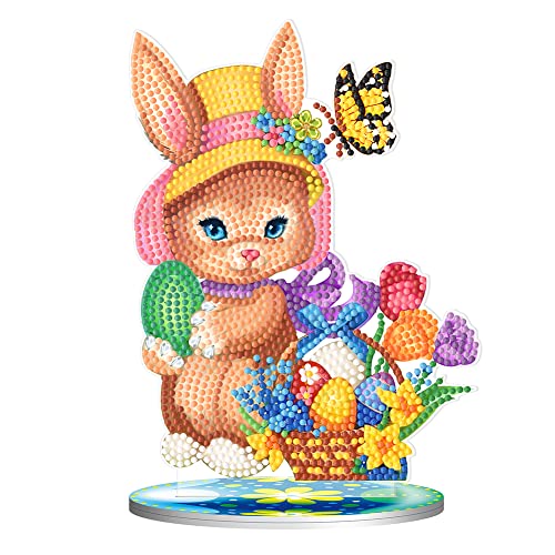 5D DIY Diamond Painting, Ostern Deko Ornamente Set, DIY Diamant Malerei Osterhase Osterdeko Ornamente Geschenke von BIOSA