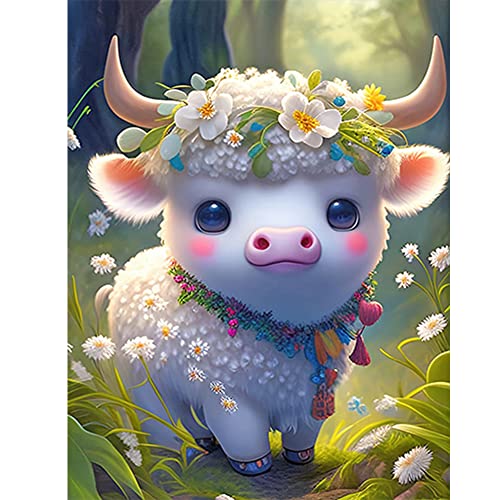 5D DIY Diamond Painting Chinese Zodiac Bilder, Voll Stickerei Strass Diamant Malerei Set Wanddekoration von BIOSA