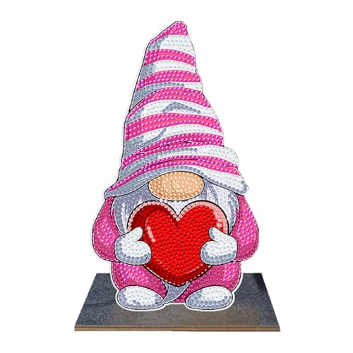 BIOSA 5D DIY Diamond Painting Osterzwerg Desktop Set Deko, Oster Gnome Ornament Set, 5D DIY Diamond Oster Gnome Ostereier Desktop-Dekoration Geschenke Deko von BIOSA