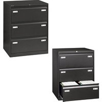 BISLEY LIGHT Hängeregistraturschrank schwarz 3 Schubladen 80,0 x 62,2 x 101,6 cm von BISLEY LIGHT