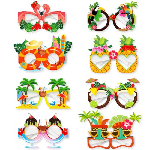 BITHAI Sommer Fotorequisiten Booth Props Hawaiian Strand Party Foto Requisiten (24) von BITHAI