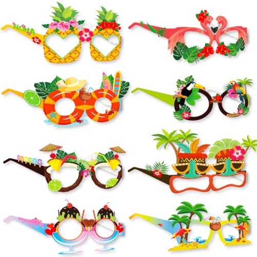 BITHAI Sommer Fotorequisiten Booth Props Hawaiian Strand Party Foto Requisiten (8) von BITHAI