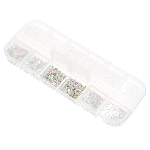 BIUDECO 1 Box Diamant Glänzende Flatbacks Strasssteine Für Nägel DIY Nagelornamente Für Anfänger Vielseitig Einsetzbar Für Kreative Nageldesigns Und Nail Art Projekte von BIUDECO