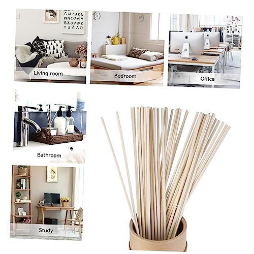 BIUDECO 150 Stück Aroma Diffusor Schilf Ölabscheiderstab -Sticks zum Nachfüllen Duftöl Schilf Rattanstöcke ätherische öle Diffusor-Sticks Ätherisches Öl Schilf Hölzern von BIUDECO