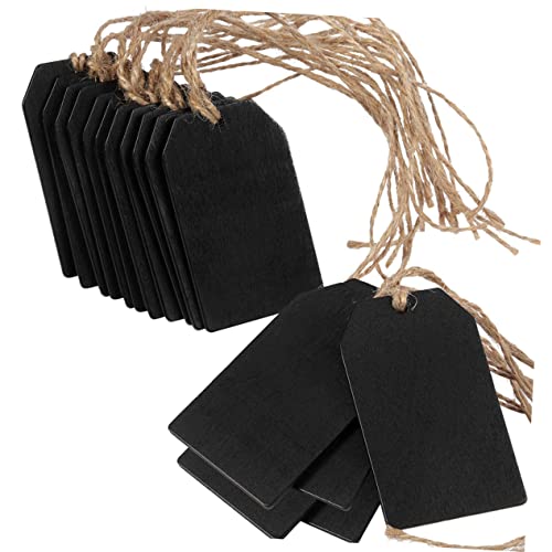 BIUDECO 20 Stück Schwarze Holzspäne Quadratische Mini Hängescheiben Für Bastelprojekte Und Party Dekoration Ideal Für Hochzeiten Und Kreative Gestaltungen von BIUDECO