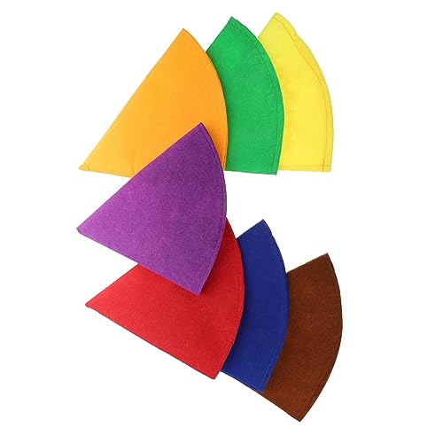 BIUDECO 7pcs Filz Hut Gnome Weihnachten Zwerg Hüte Party Sulies Dekorative Requisiten für Zwerg Kostüm Zubehör von BIUDECO