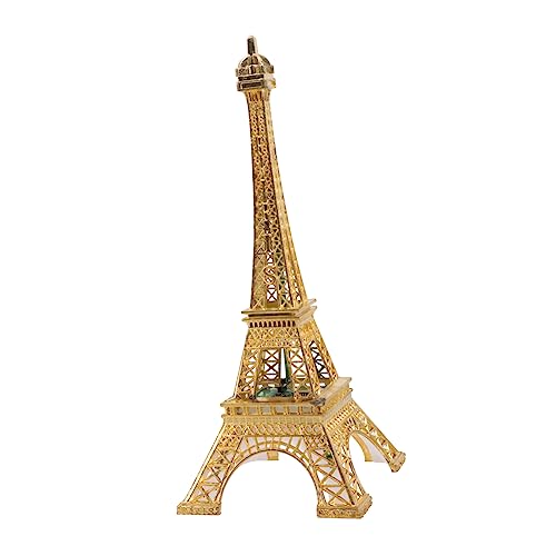 BIUDECO Eiffelturm Torre Eiffel-Souvenir -Dekor leuchtendes Handwerk -Light bürodeko die Bürogeschenke Heimdekorationen leuchtendes dekor für zu Hause zarte Verzierung Zinklegierung von BIUDECO