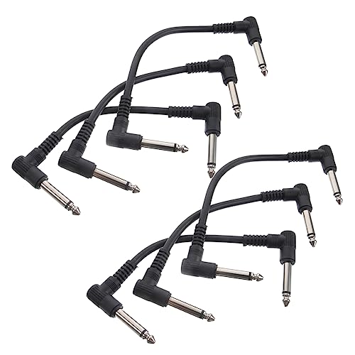 BIUDECO Gitarren Patchkabel Flachkabel Für E Gitarre Und E Bass Lange Effektkabel Für Musikinstrumente Ideal Für Audioverbindungen Und Effektgeräte von BIUDECO