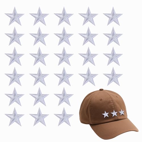 30 PCS Bügelbilder Stern Silber, Sterne zum Aufbügeln, Bügelbilder für Textilien, Bügelbilder Erwachsene, Taschen und Accessoires, Fügen Sie Einen Hauch von Personalisiertem Stil 30 PCS Bügelbilder Stern Silber, Sterne zum Aufbügeln, Bügelbilder für Textilien, Bügelbilder Erwachsene, Taschen und Accessoires, Fügen Sie Einen Hauch von Personalisiertem Stil von BIVOFU