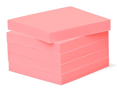 5 Haftnotizen BIZSTIX® Office -erdbeer- farbig pastell rosa für Ihr Büro von BIZSTIX