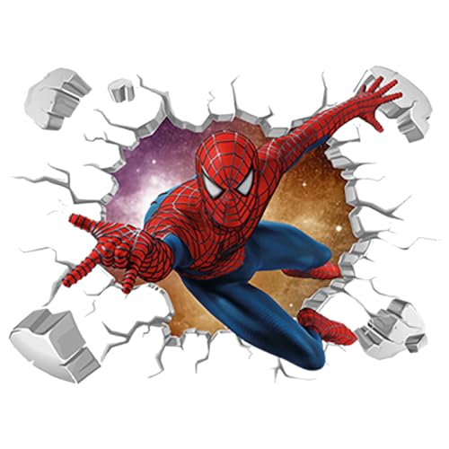 Spider Poster, Spider Wandtattoo, 3D-Effekt Aufkleber Spider, Spider Tapete, Aufkleber Spider Kinderzimmer, Spider Ultimate Wandtattoo, Spider Wandaufkleber Man, Kinderzimmer Wandsticker von BJPERFMS