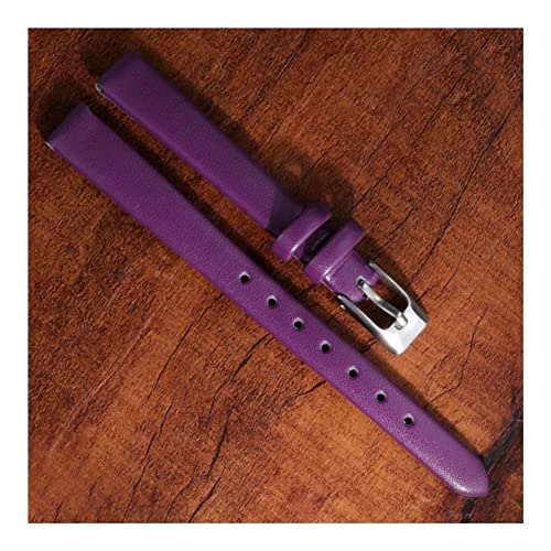 Uhrenarmband Uhren zubehör gürtel Frauen mädchen Armbands echtes Lederband uhrband 8mm 10mm 12mm 14mm 16mm 18mm 20mm 22mm 24 (Band Color : B, Band Width : 14mm) von BJQZX