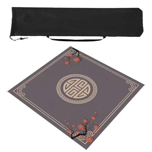 BJYXJ Mahjong mat Mahjong-Matte im China-Stil, Kristall-Samtstoff, rutschfeste Unterseite, Mahjong-Tischmatte, Heimspiel-Tischmatte(Color:Style 3,Size:29.5in) von BJYXJ