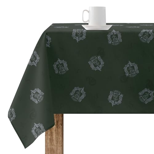 BELUM Tischdecke, 100 x 140 cm, Harry Potter, harzbeschichtet, schmutzabweisend, Modell Slytherin Shield von BL BELUM