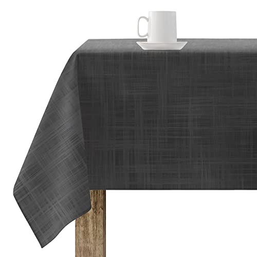 BELUM | Tischdecke aus 100% Bio-Baumwolle XL Größe 180 x 180 cm | harzbeschichtete Tischdecke, fleckenabweisend, groß, rechteckig, 100 x 140 cm von BL BELUM