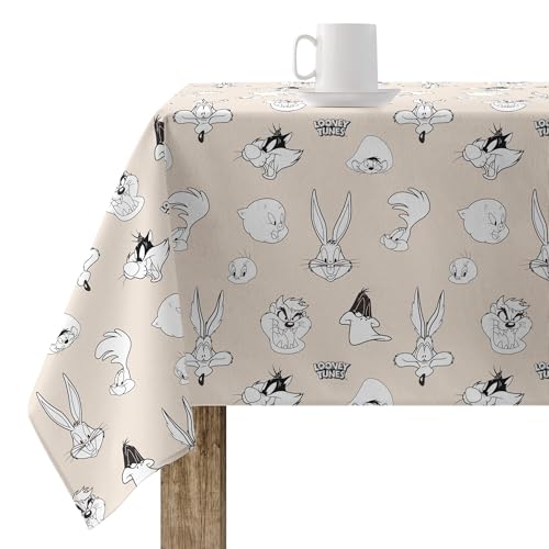 BELUM Tischdecke aus harzbeschichtetem Gewebe, 250 x 140 cm, fleckenabweisend, Modell Ltunes Basic 2, Beige, Tischdecke ohne Wachstuch BELUM Tischdecke aus harzbeschichtetem Gewebe, 250 x 140 cm, fleckenabweisend, Modell Ltunes Basic 2, Beige, Tischdecke ohne Wachstuch von BL BELUM
