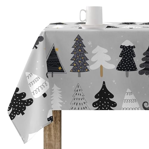 BELUM | Weihnachtstischdecke | Anti-Fleck-Tischdecke | Rechteckig Harz | Tischdecke (laminiert) | Tischdecke | Tischdecke | Heimtisch (300 x 140 cm) von BL BELUM