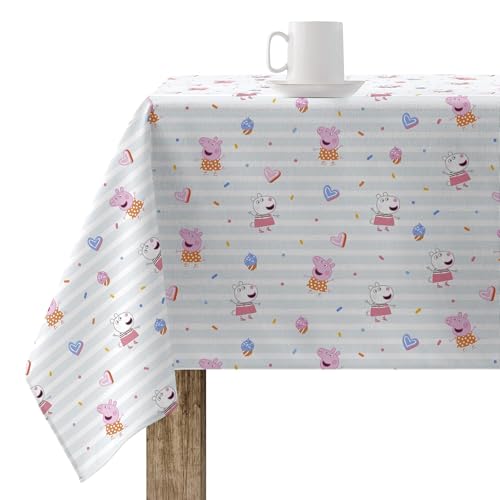 Belum Peppa Wutz Tischdecke, 100 x 140 cm, harzbeschichtet, schmutzabweisend, Modell Awesome 4 von BL BELUM