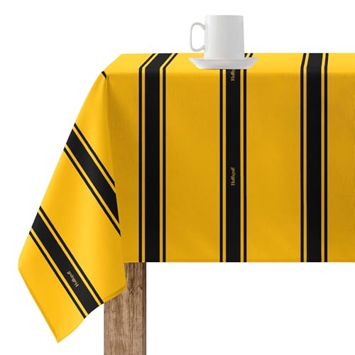 Belum Tischdecke, 200 x 140 cm, Harry Potter, harzbeschichtet, schmutzabweisend, Modell Hufflepuff Basic von BL BELUM