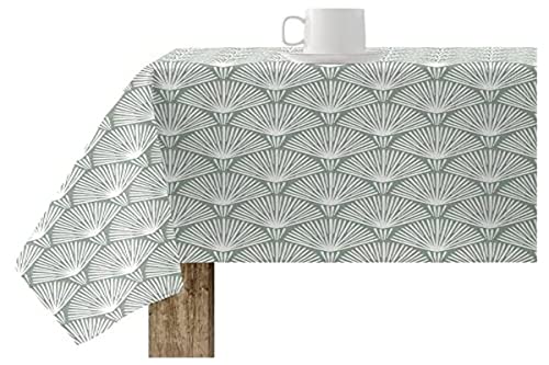 Belum | Tischdecke aus 100% Bio-Baumwolle XL | harzbeschichtete Tischdecke, fleckenabweisend, groß, für rechteckige Tisch (100 x 140) von BL BELUM