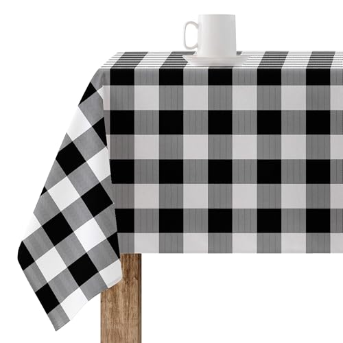 Belum Tischdecke aus Kunstharz, schmutzabweisend, kariert 0120-101, Tischdecke mit Karomuster, Größe 300 x 140 cm, schmutzabweisend, kein Wachstuch, Tischdecke Vichy Schwarz, Tischdecke Stoff, 100% Belum Tischdecke aus Kunstharz, schmutzabweisend, kariert 0120-101, Tischdecke mit Karomuster, Größe 300 x 140 cm, schmutzabweisend, kein Wachstuch, Tischdecke Vichy Schwarz, Tischdecke Stoff, 100% von BL BELUM