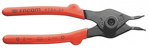 FACOM Umsteckbare Zange Spannbereich Innen 10-22 Mmspannbereich Aussen 7-17 mm, 1 Stück, 475A.15 von BLACK+DECKER