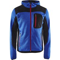 BLAKLÄDER® Herren Strickjacke 4930 kornblau/schwarz Größe 2XL von BLAKLÄDER®