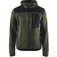 BLAKLÄDER® Herren Strickjacke 4930 armygrün/schwarz Größe M von BLAKLÄDER®