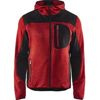 BLAKLÄDER® Herren Strickjacke 4930 rot/schwarz Größe M von BLAKLÄDER®